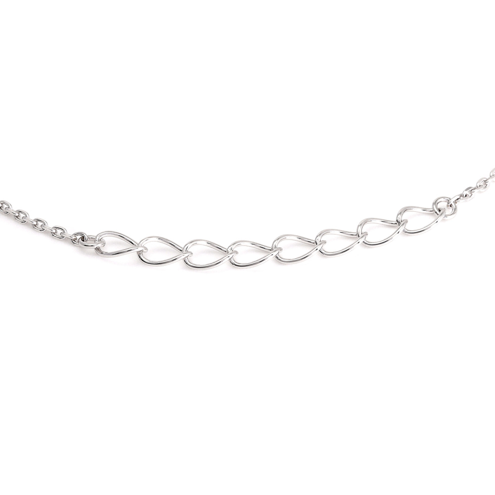 K18ホワイトゴールド チェーン アンクレット J290647 | ユキザキ