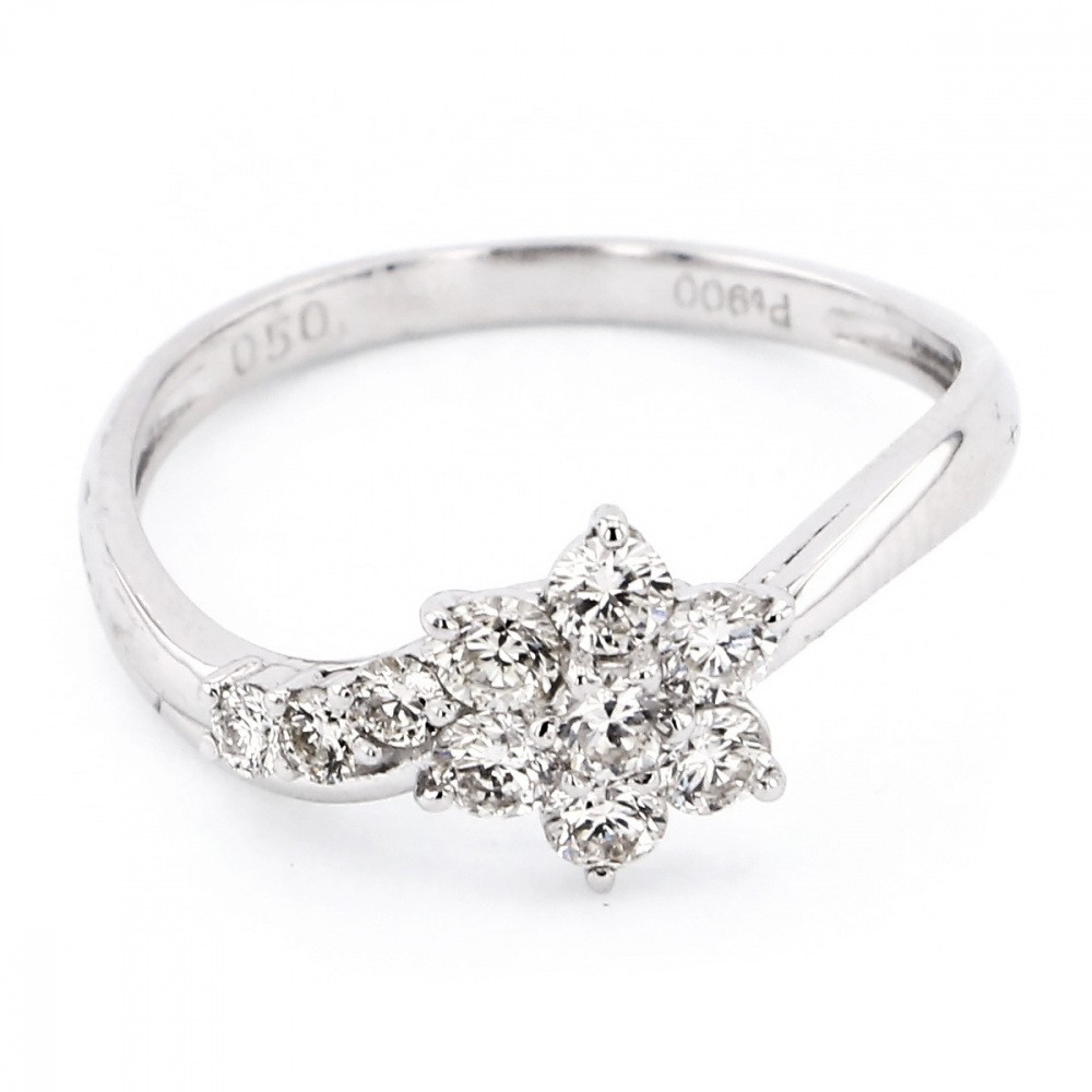 プラチナ900 ダイヤモンド リング J290914 | ユキザキセレクトジュエリー