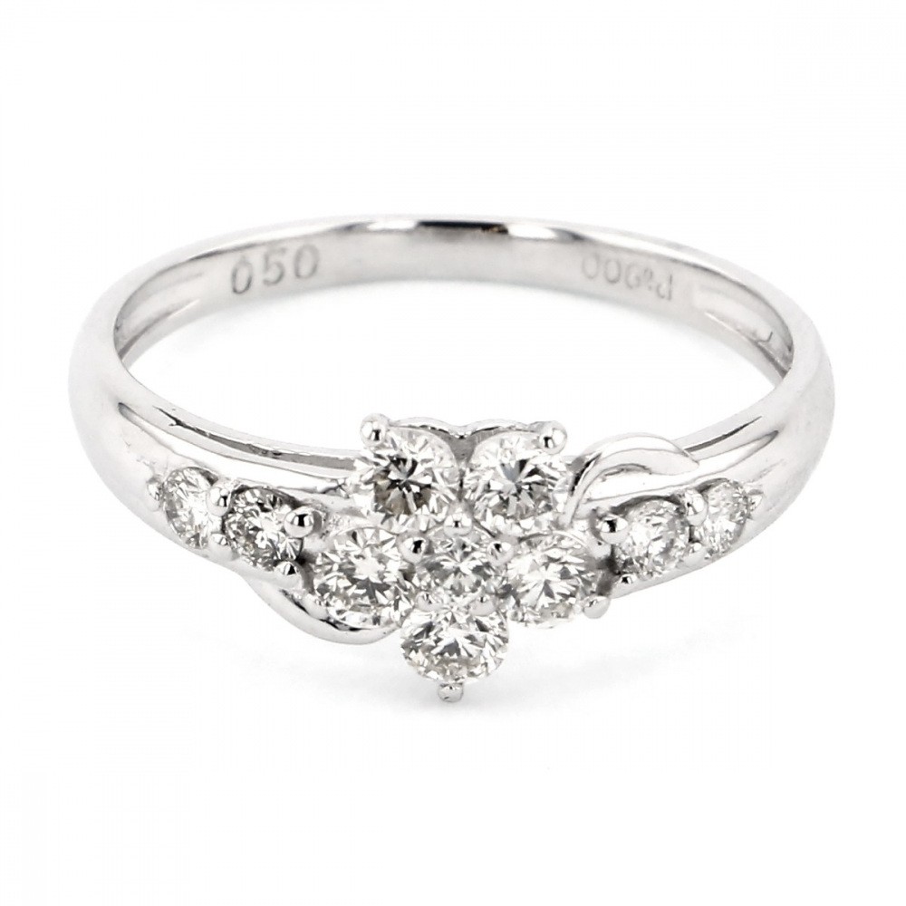 ゆきりん17日まで　プラチナpt900指輪 プラチナ900 ダイヤモンド リング J290922 | ユキザキセレクトジュエリー