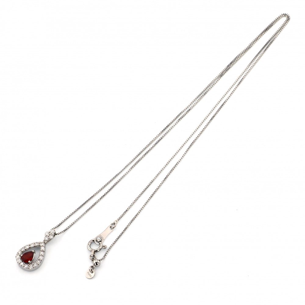 専用　プラチナルビーダイヤモンドネックレス プラチナ ルビー ダイヤモンド ネックレス J291494 | ユキザキセレクト