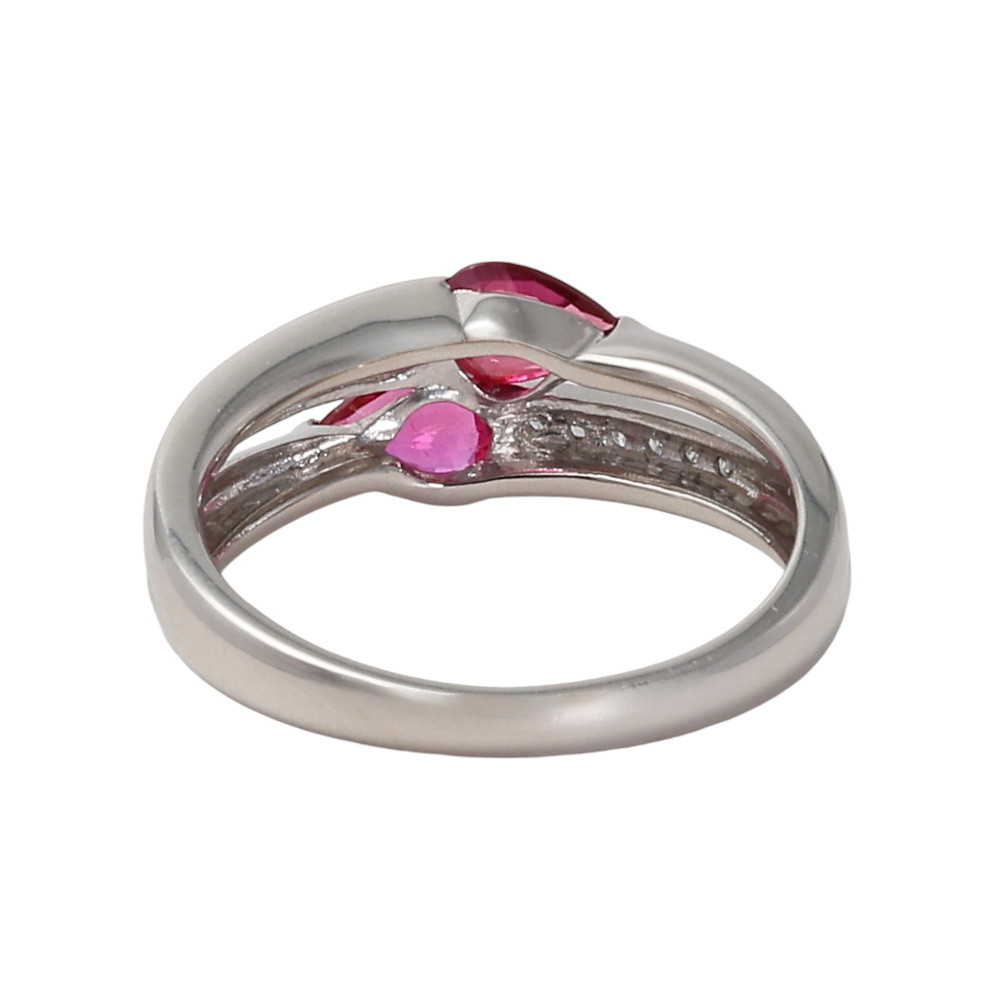 プラチナ900 ルビー ダイヤモンド リング J291638 | ユキザキセレクト