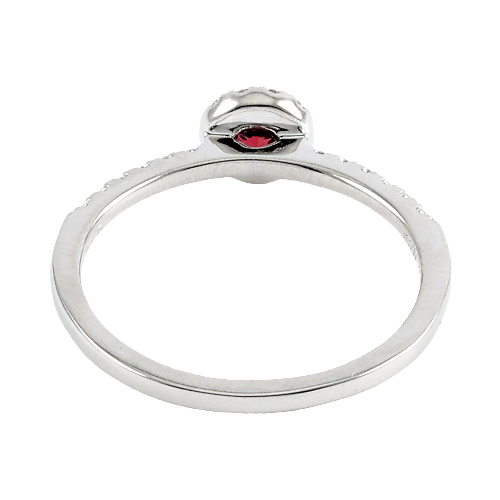 PT900 ルビー ダイヤモンド リング J291652 | ユキザキセレクトジュエリー