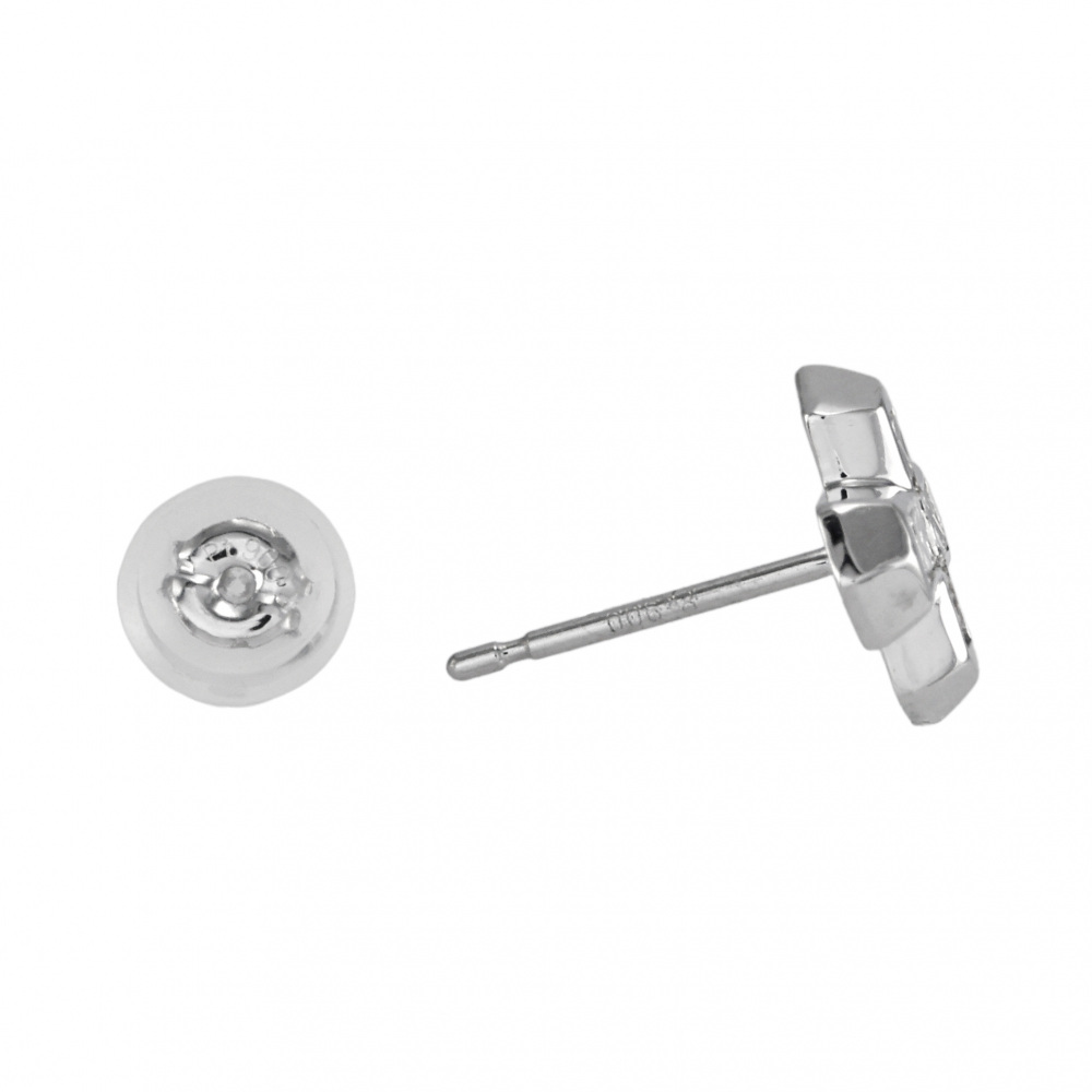 プラチナ900 ダイヤモンド ピアス片方 J293667 | ユキザキセレクト