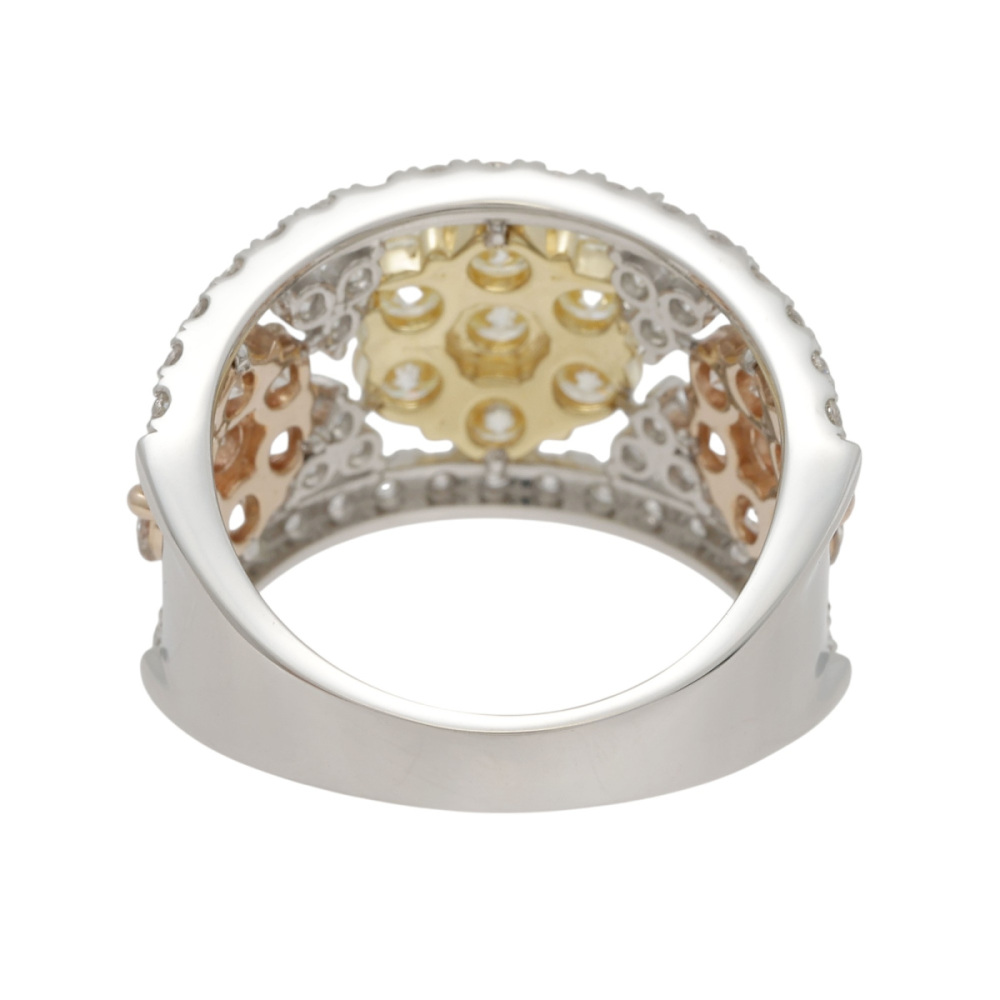 Platinum 950, K18 Yellow Gold, K18 Pink Gold, Diamond Ring J294091