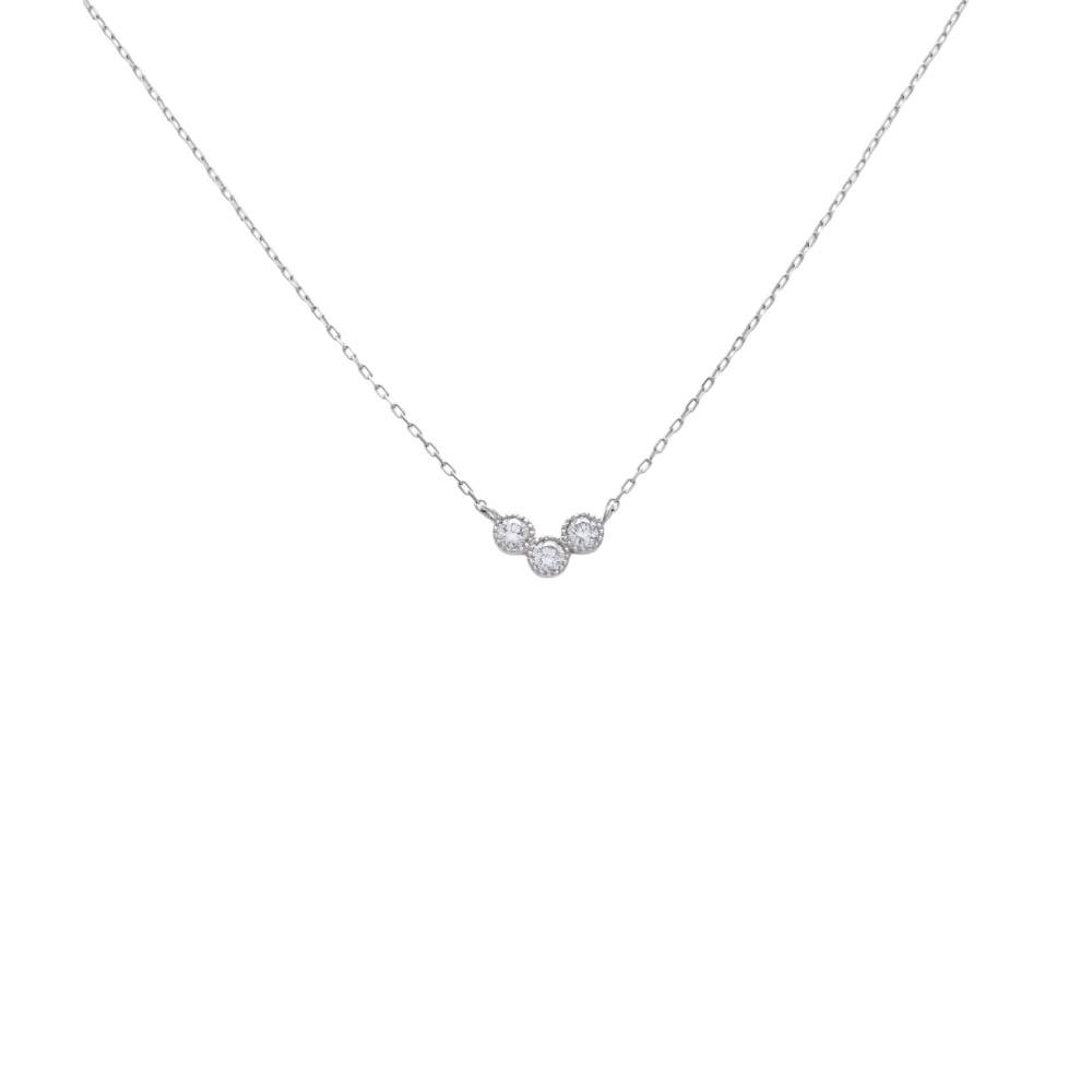 【プラチナダイヤネックレス】ダイヤ0.3ct/プラチナ900/プラチナ850 プラチナ900 プラチナ850 ダイヤモンド ネックレス J295902 | ユキザキ