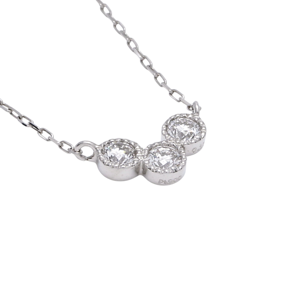 【プラチナダイヤネックレス】ダイヤ0.3ct/プラチナ900/プラチナ850 プラチナ900 プラチナ850 ダイヤモンド ネックレス J295902 | ユキザキ