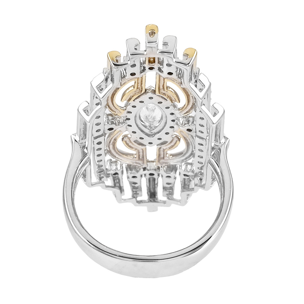 K18 Yellow Gold K18 White Gold Diamond Ring J298487 | Yukizaki