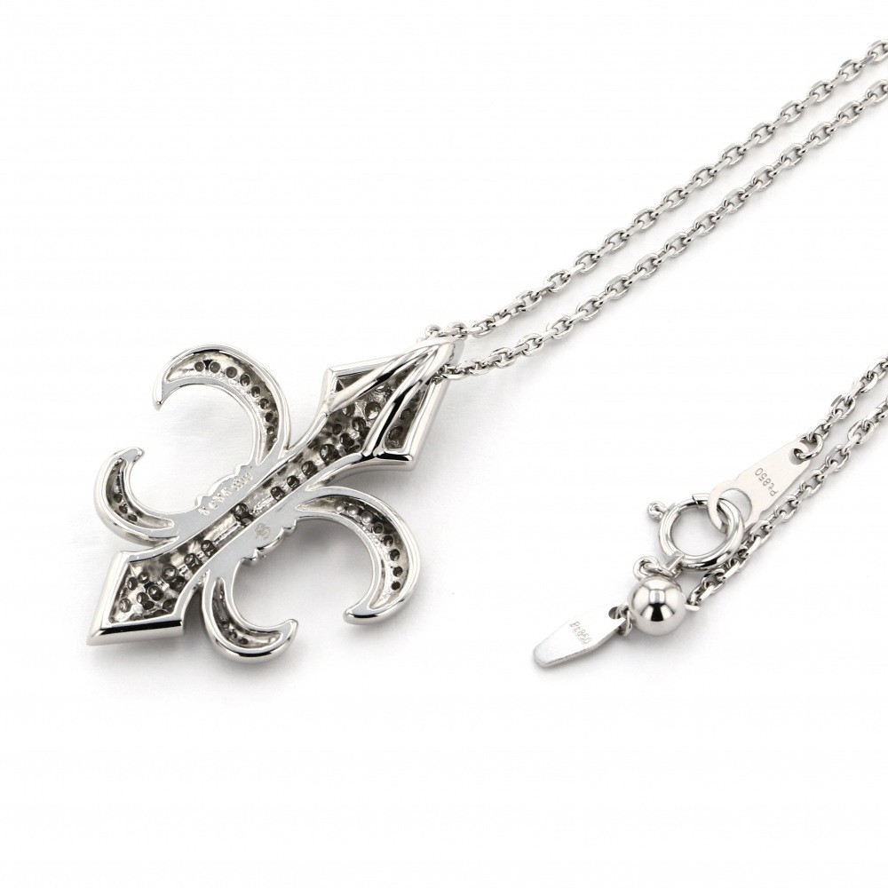 プラチナ850 プラチナ900 ダイヤモンド ネックレス J298838 | ユキザキ