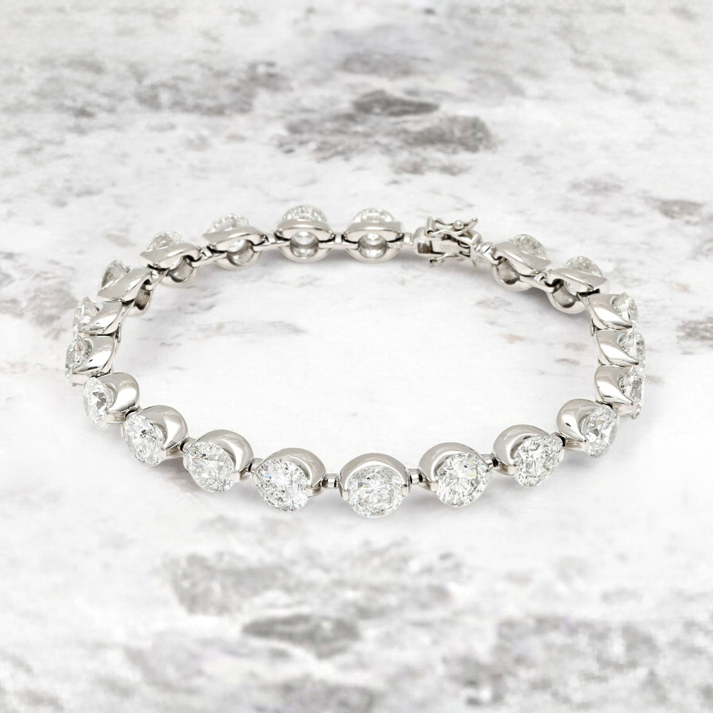 プラチナ950 ダイヤモンド テニス ブレスレット J309255 | ユキザキ