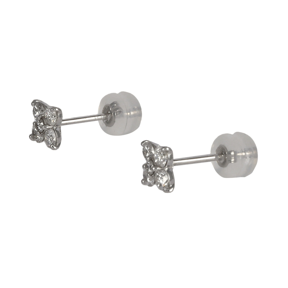 プラチナ900 ダイヤモンド ピアス J311922 | ユキザキセレクトジュエリー