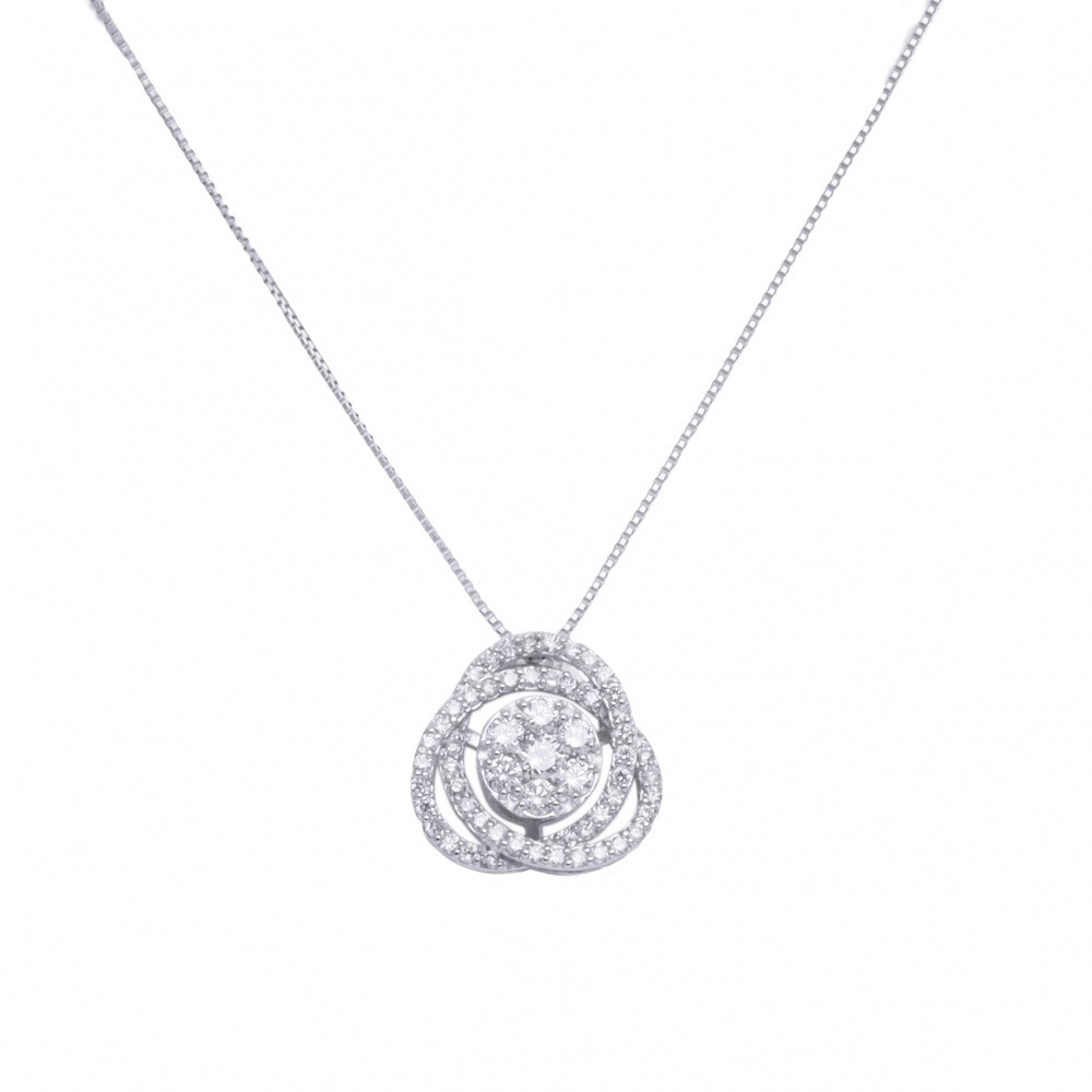 プラチナ850 プラチナ950 ダイヤモンド ネックレス J313016 | ユキザキ