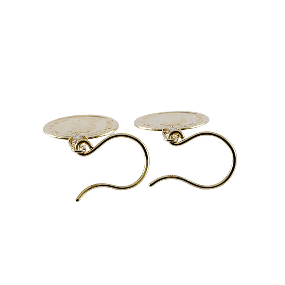 K18イエローゴールド ダイヤモンド ピアス J314057 | ユキザキセレクト