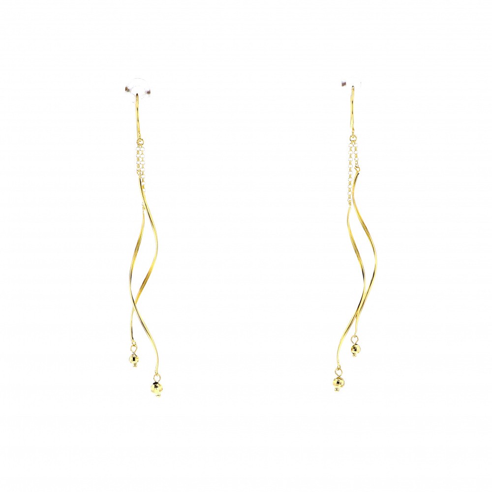 K18イエローゴールド ピアス J316384 | ユキザキセレクトジュエリー