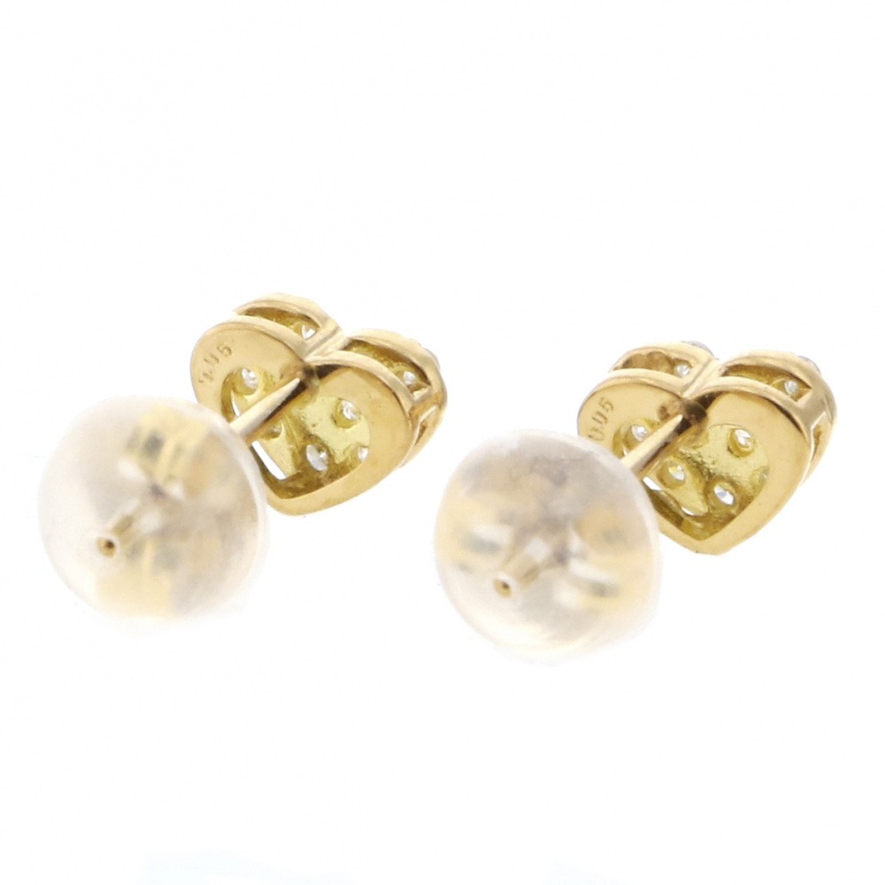 K18イエローゴールド ダイヤモンド ピアス J317537 | ユキザキセレクト