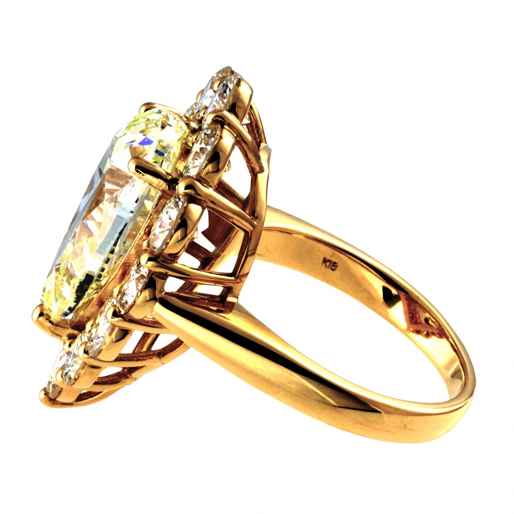 K18 ダイヤモンド リンク K18イエローゴールド ダイヤモンド リング J317767 | ユキザキセレクト