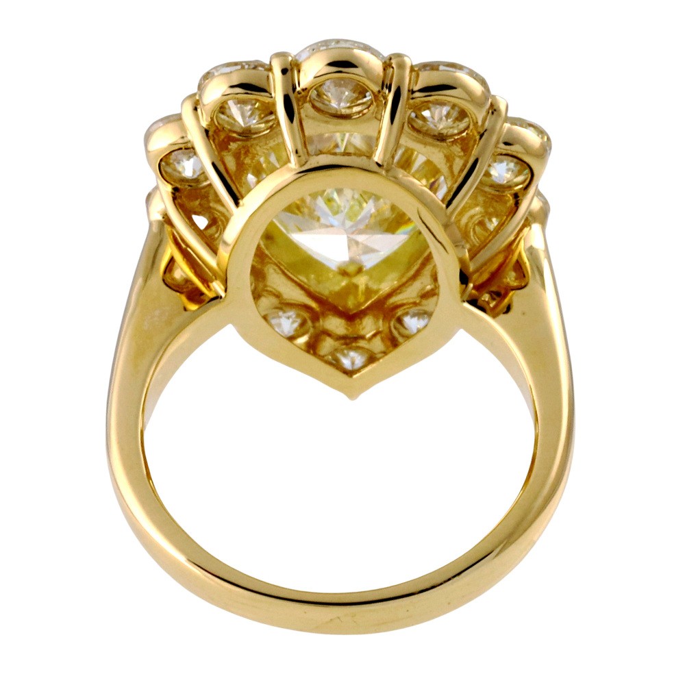 K18イエローゴールド ダイヤモンド リング J317767 | ユキザキセレクト