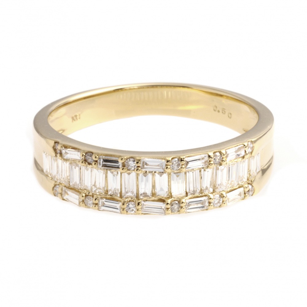 K18 リング ダイヤモンド K18イエローゴールド ダイヤモンド リング J318578 | ユキザキセレクト