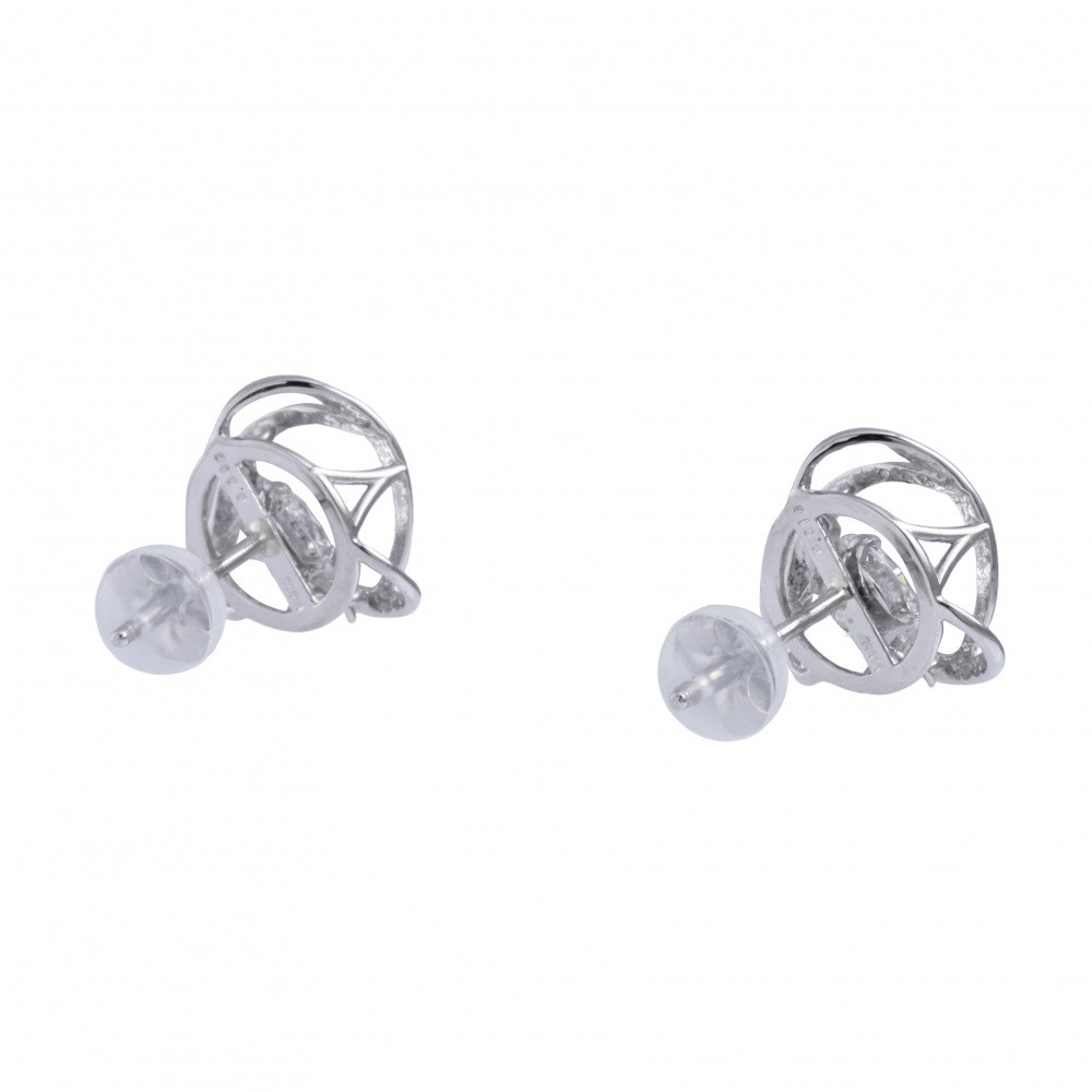 プラチナ900 ダイヤモンド ピアス J318610 | ユキザキセレクトジュエリー