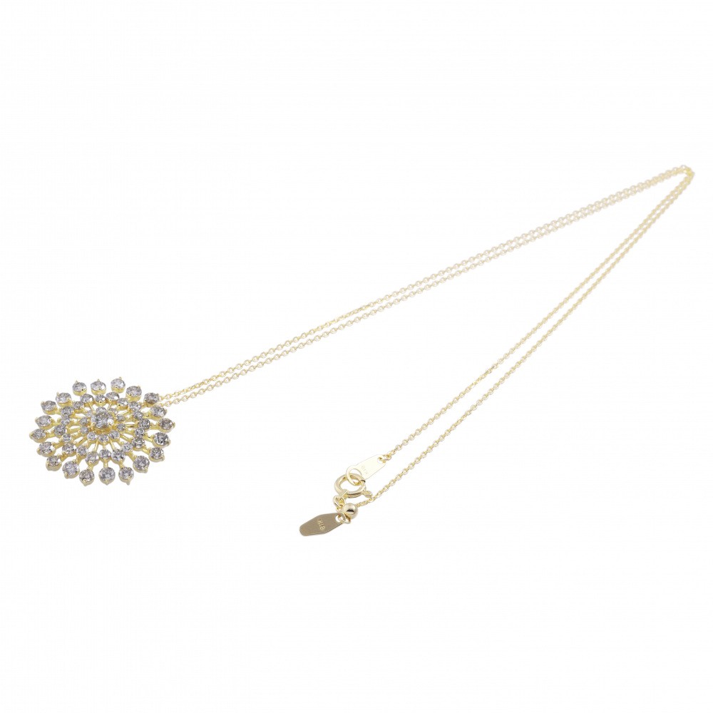 K18イエローゴールド ダイヤモンド ネックレス J320014 | ユキザキ