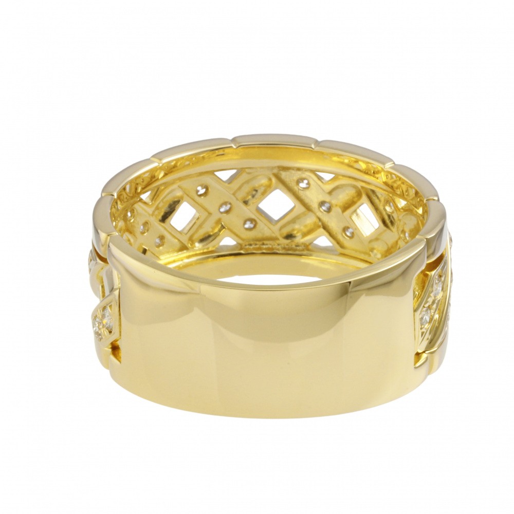 K18イエローゴールド ダイヤモンド リング J320052 | ユキザキセレクト