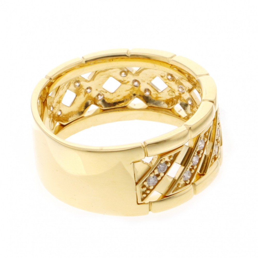 K18イエローゴールド ダイヤモンド リング J320773 | ユキザキセレクト