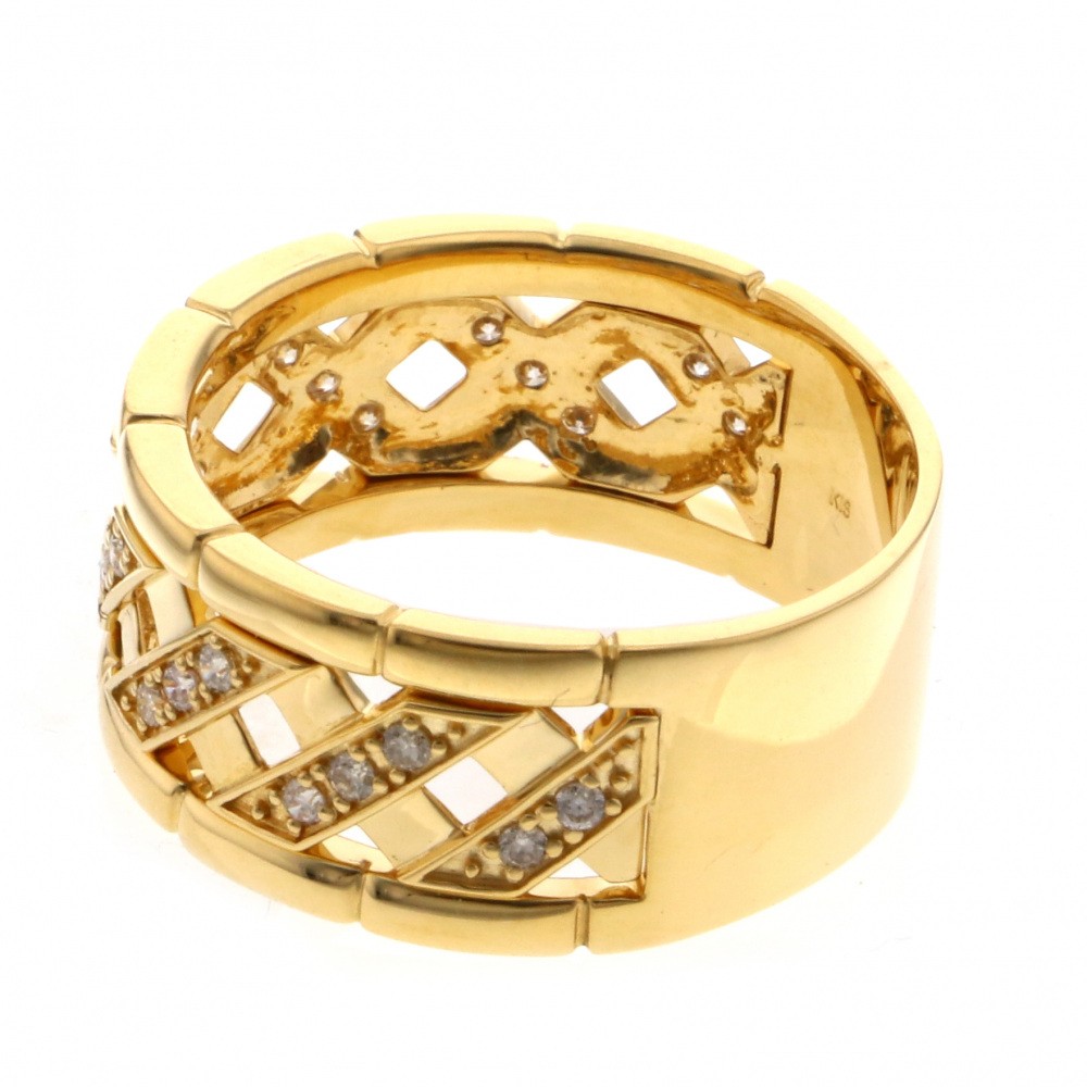 K18イエローゴールド ダイヤモンド リング J320781 | ユキザキセレクト