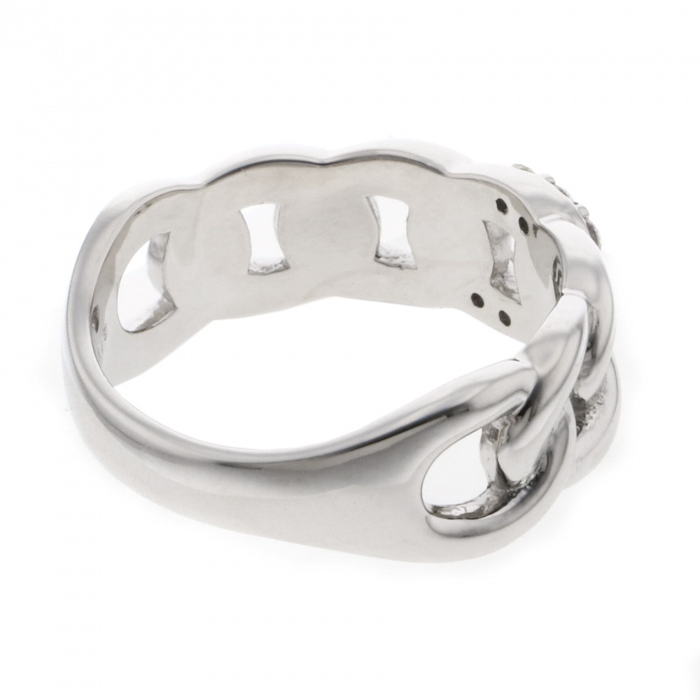 プラチナ950リング　14号 TIFFANY&Co.（ティファニー） Pt950プラチナ フラットバンド 3Pダイヤ