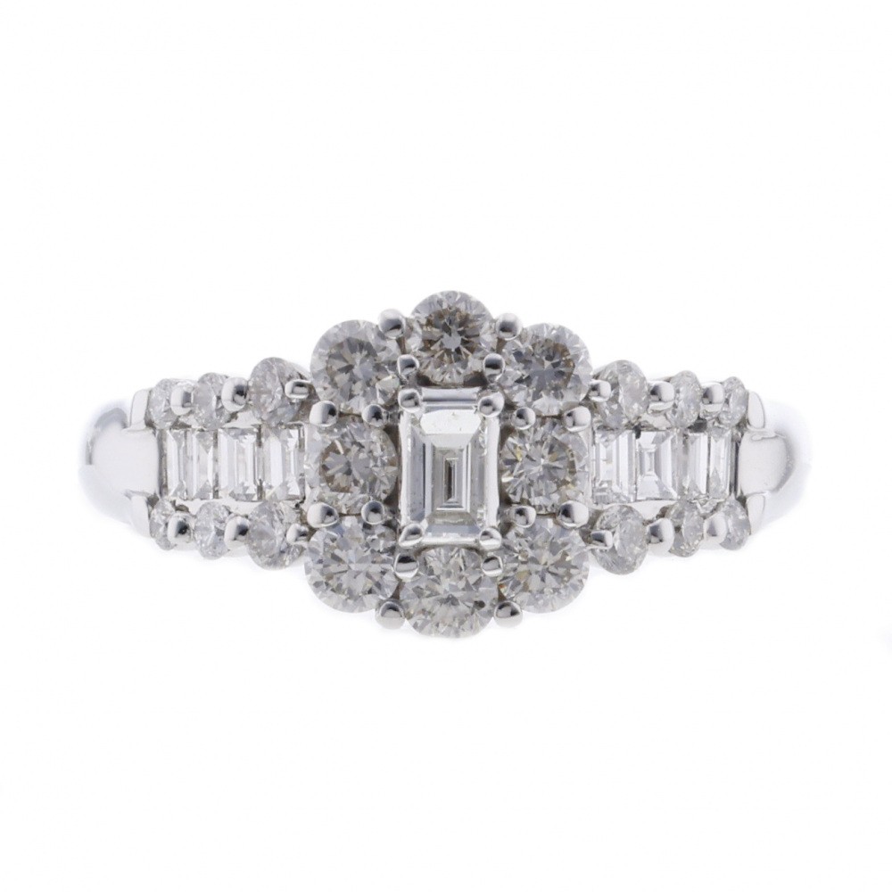 プラチナ900 ダイヤモンド リング J321590 | ユキザキセレクトジュエリー