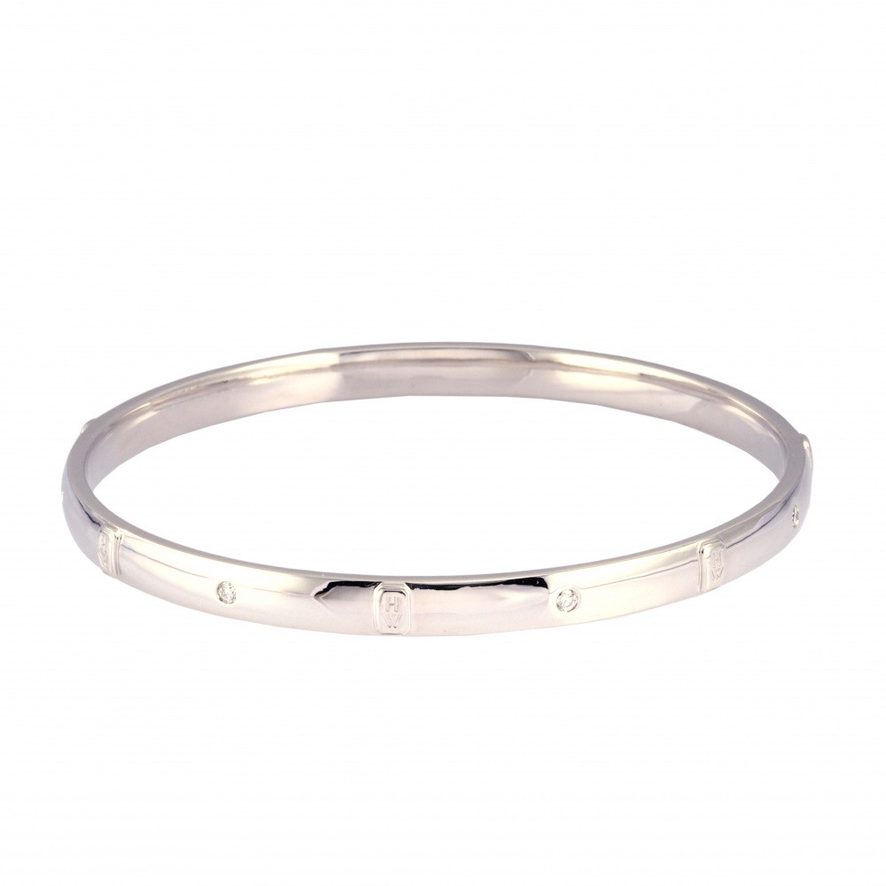 ハリーウィンストン ネームタグ ハリーウィンストン HARRY WINSTON HWロゴ バンド 9号 リング