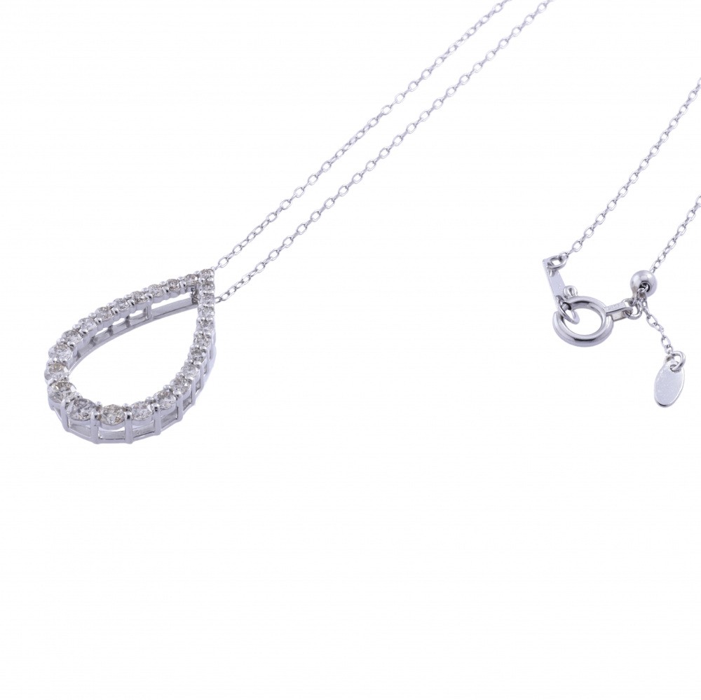 ダイヤプラチナネックレス(850)刻印あります。 プラチナ850 プラチナ950 ダイヤモンド ネックレス J323609 | ユキザキ