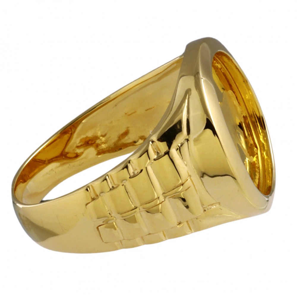 K18イエローゴールド K24イエローゴールド コイン リング J326066