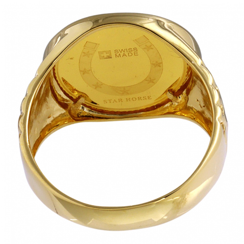 K18イエローゴールド K24イエローゴールド コイン リング J326066