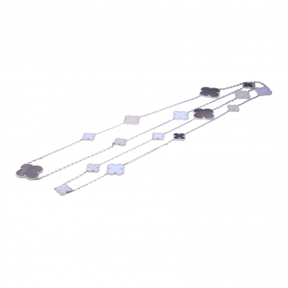 新品未使用品ヴァンクリーフ&アーペル　マジックアルハンブラ　ロングネックレス マジック アルハンブラ ロングネックレス、1モチーフ 18K イエロー