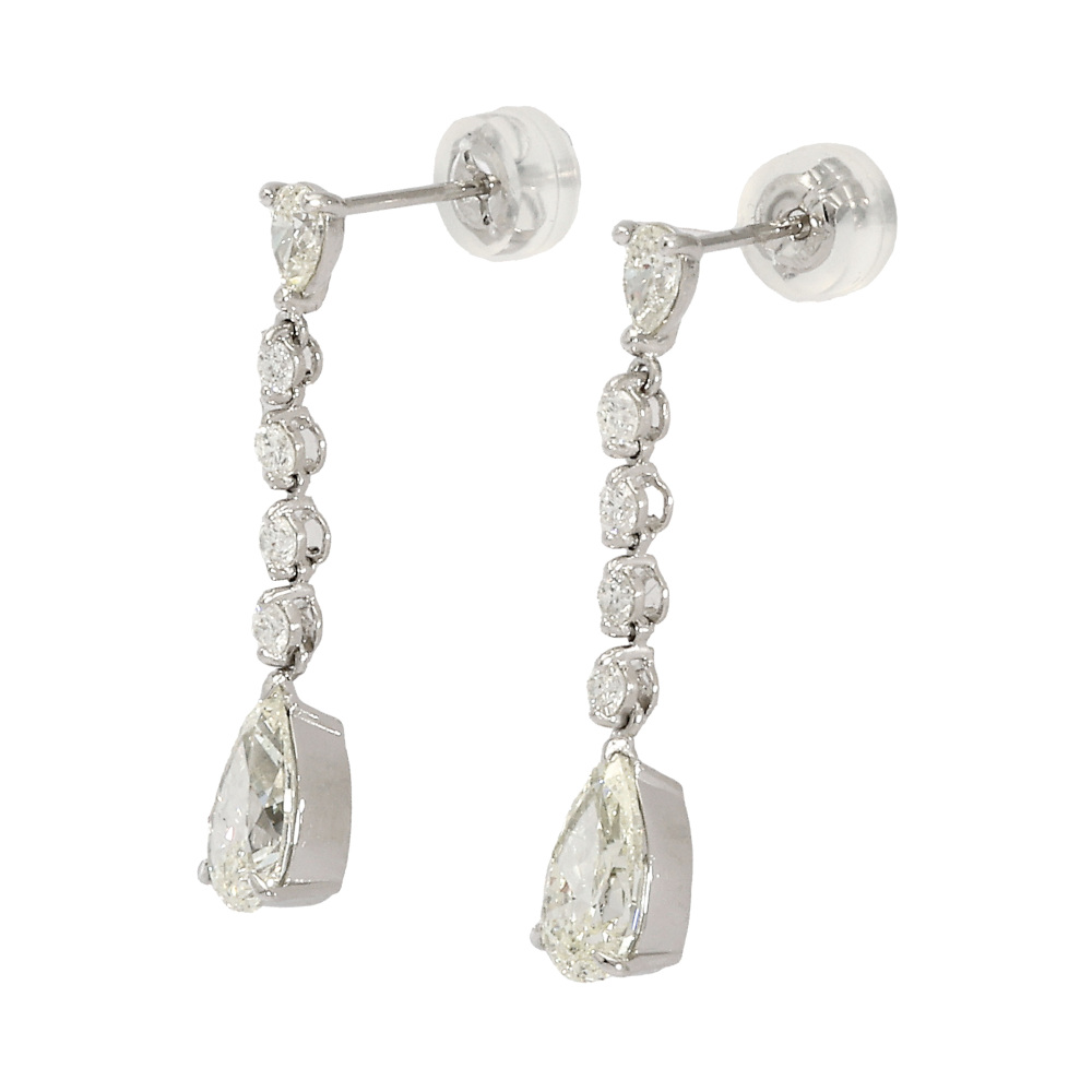 プラチナ　アメリカンピアス プラチナ900 ダイヤモンド ピアス J330478 | ユキザキセレクトジュエリー
