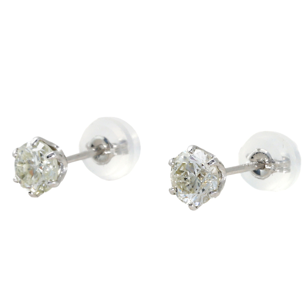 プラチナ900 ダイヤモンド ピアス J330722 | ユキザキセレクトジュエリー