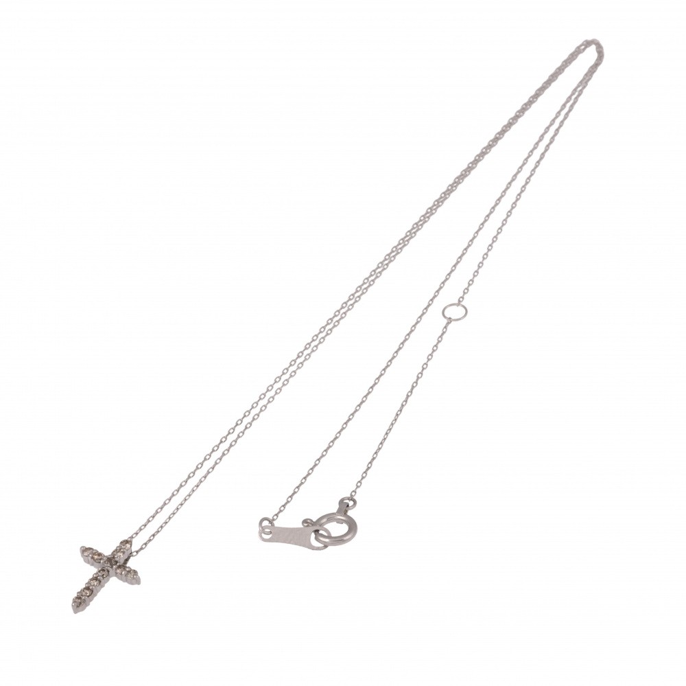 ★超美品★プラチナ　ダイヤクロスネックレス　　ゆきざき プラチナ900 ダイヤモンド クロス ネックレス J342723 | ユキザキ