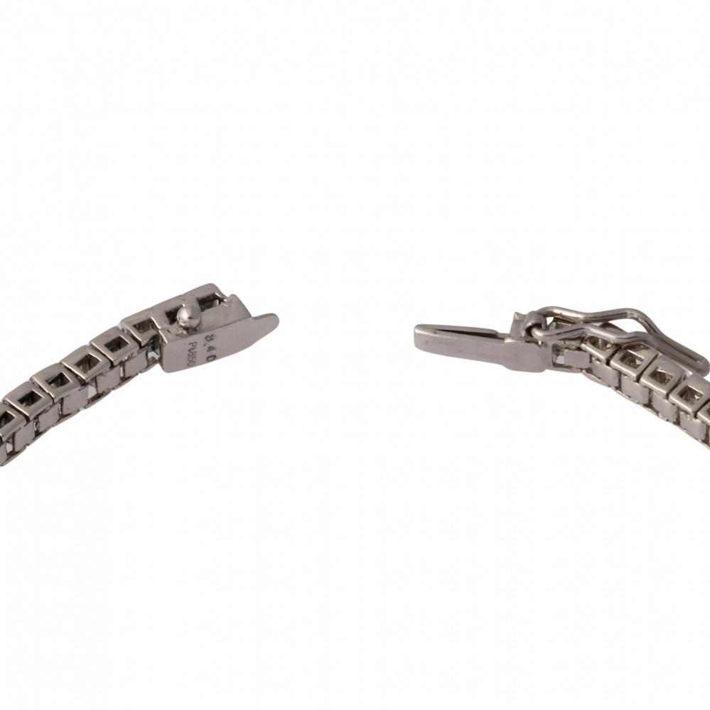 プラチナ900 ダイヤモンド テニス ブレスレット J342812 | ユキザキ