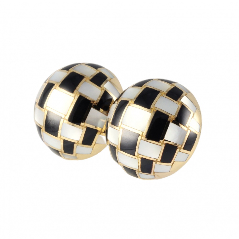 中古] ティファニー ブロックチェック J343256 ピアス J343256 | ジュエリーのゆきざき