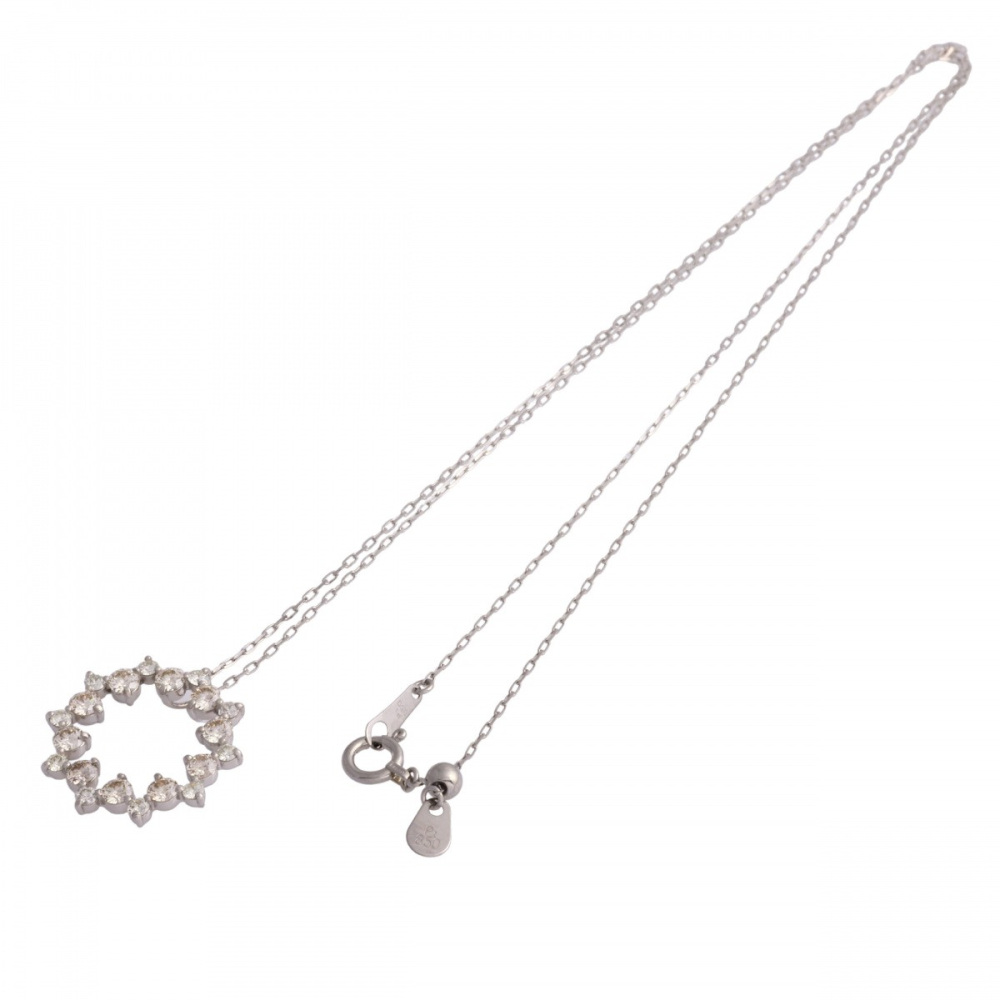 Platinum 850 Platinum 950 Diamond Necklace J343291 | Yukizaki