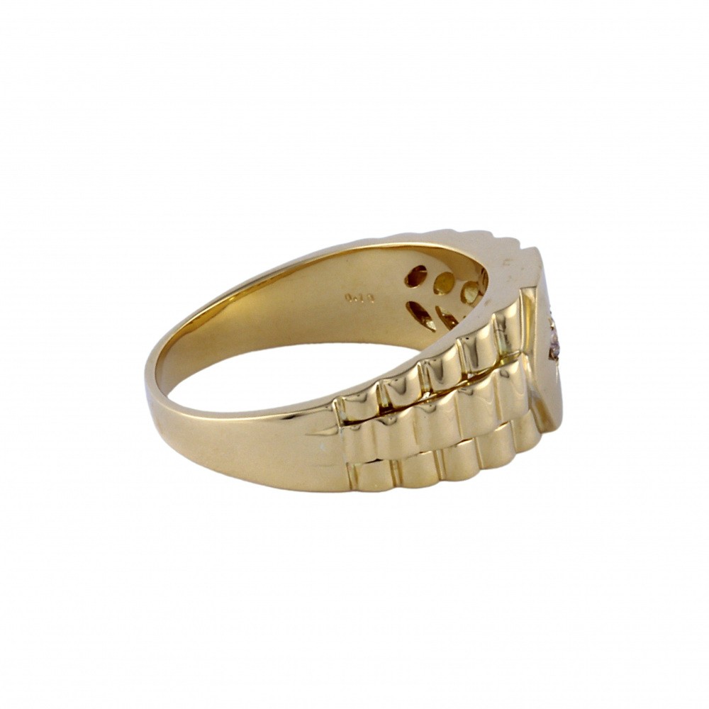 K18イエローゴールド ダイヤモンド リング J344728 | ユキザキセレクト