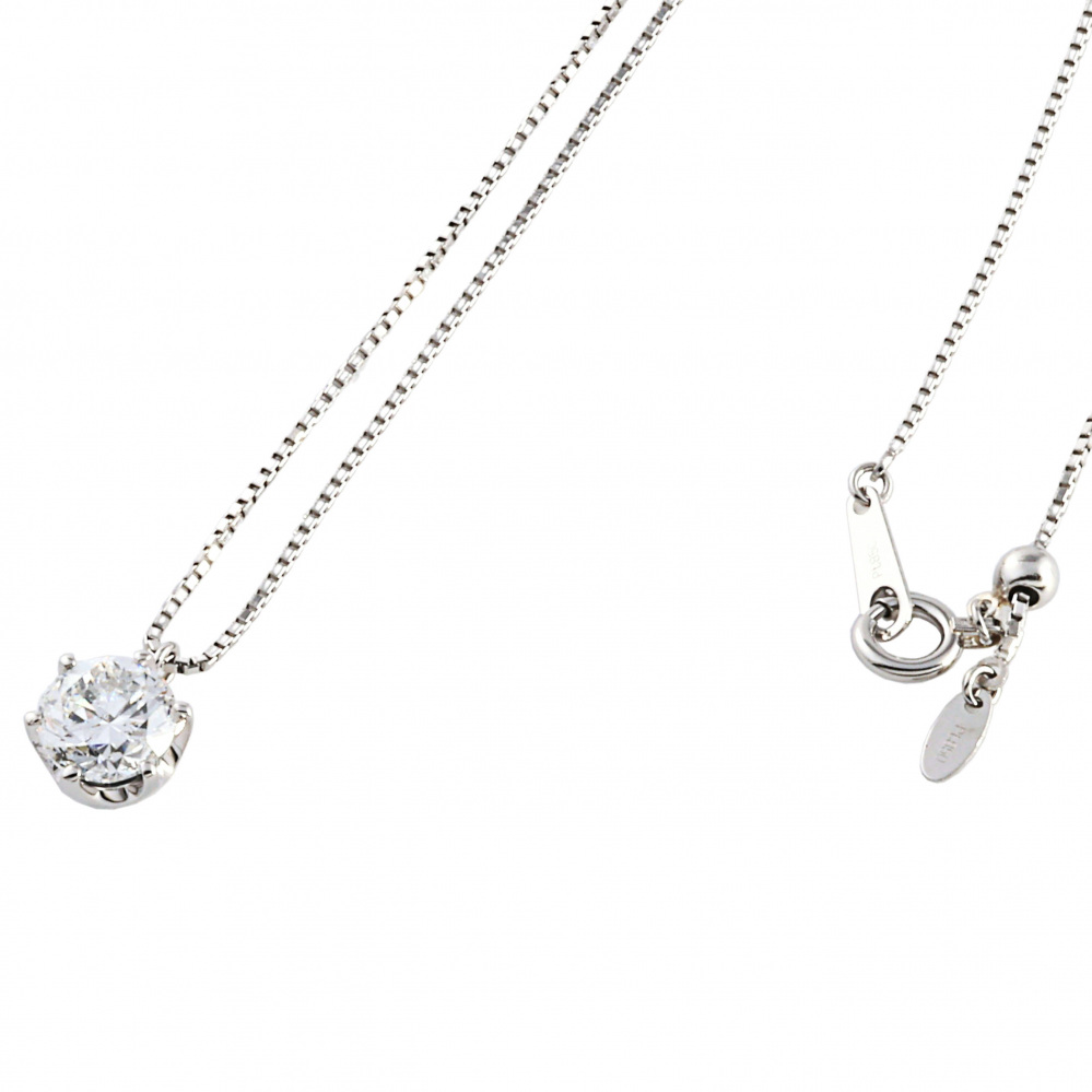 プラチナ ダイアモンド ネックレス ネックレス ソリティア ダイヤモンド 0.1ct 1粒 pt900 プラチナ lp51