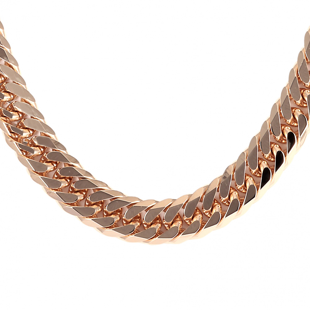 14K 喜平ゴールドネックレス 60cm K18ピンクゴールド 喜平 ネックレス ダブル6面 約60cm 約286.76g