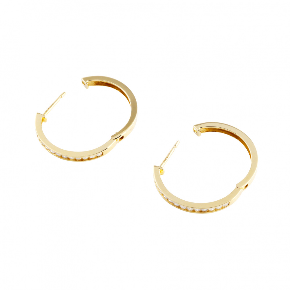 K18イエローゴールド ダイヤモンド ピアス J348928 | ユキザキセレクト