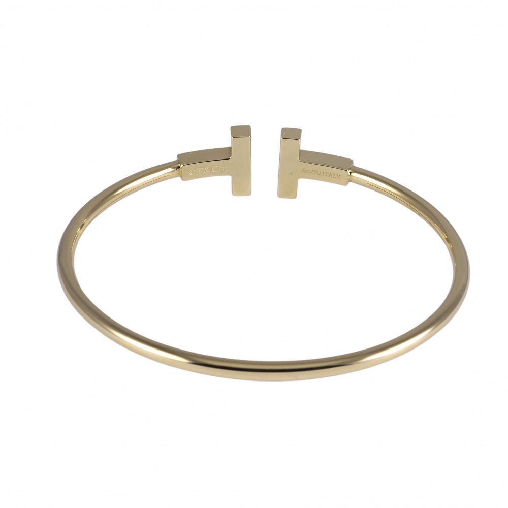 新品] ティファニー ティファニー T ブラック オニキス ワイヤー