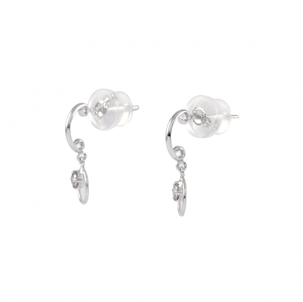 プラチナ900 ダイヤモンド ピアス J350456 | ユキザキセレクトジュエリー