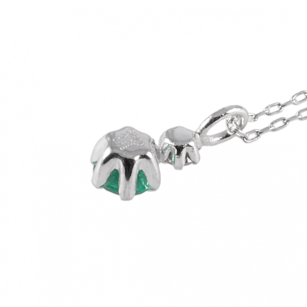 エメラルド ダイヤ PT900 ネックレス PT900 エメラルド ダイヤモンド ネックレス J352759 | ユキザキ