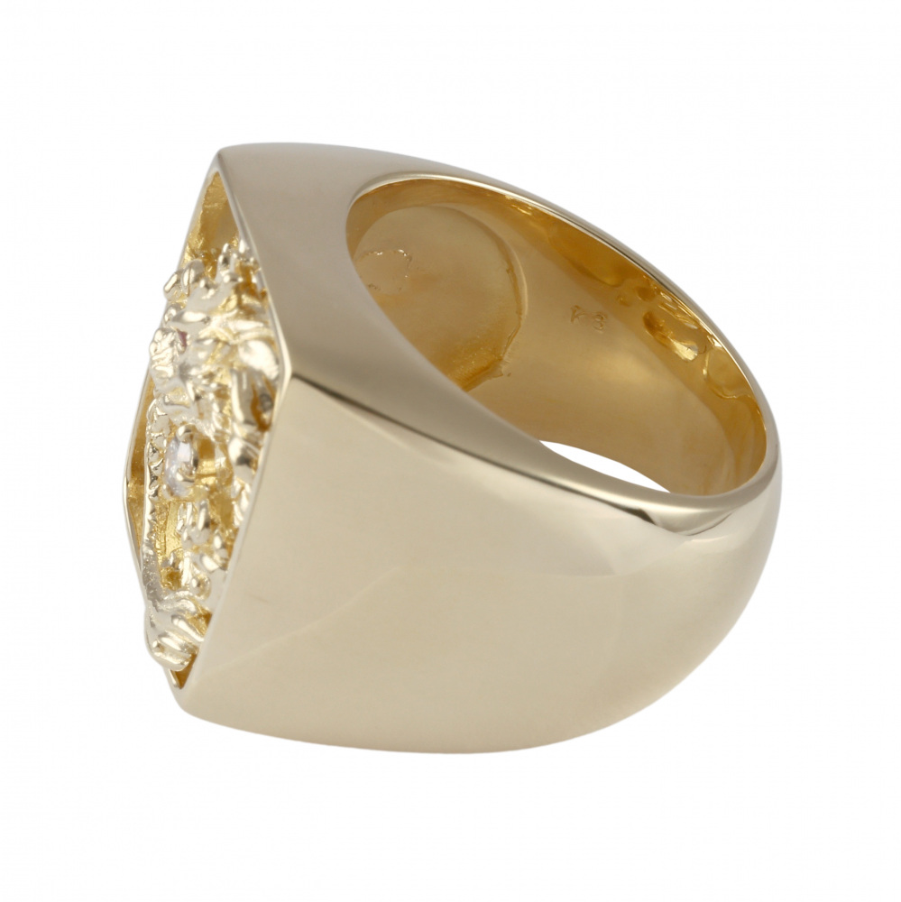 K18ゴールド ルビーリング 9g K18金ルビーリング K18ゴールド ルビーリング | iichi 日々の暮らしを