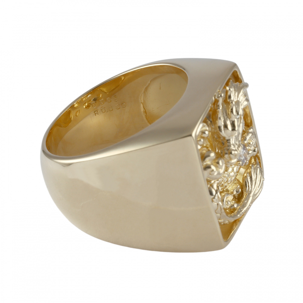 K18イエローゴールド ルビー ダイヤモンド リング J353714 | ユキザキ