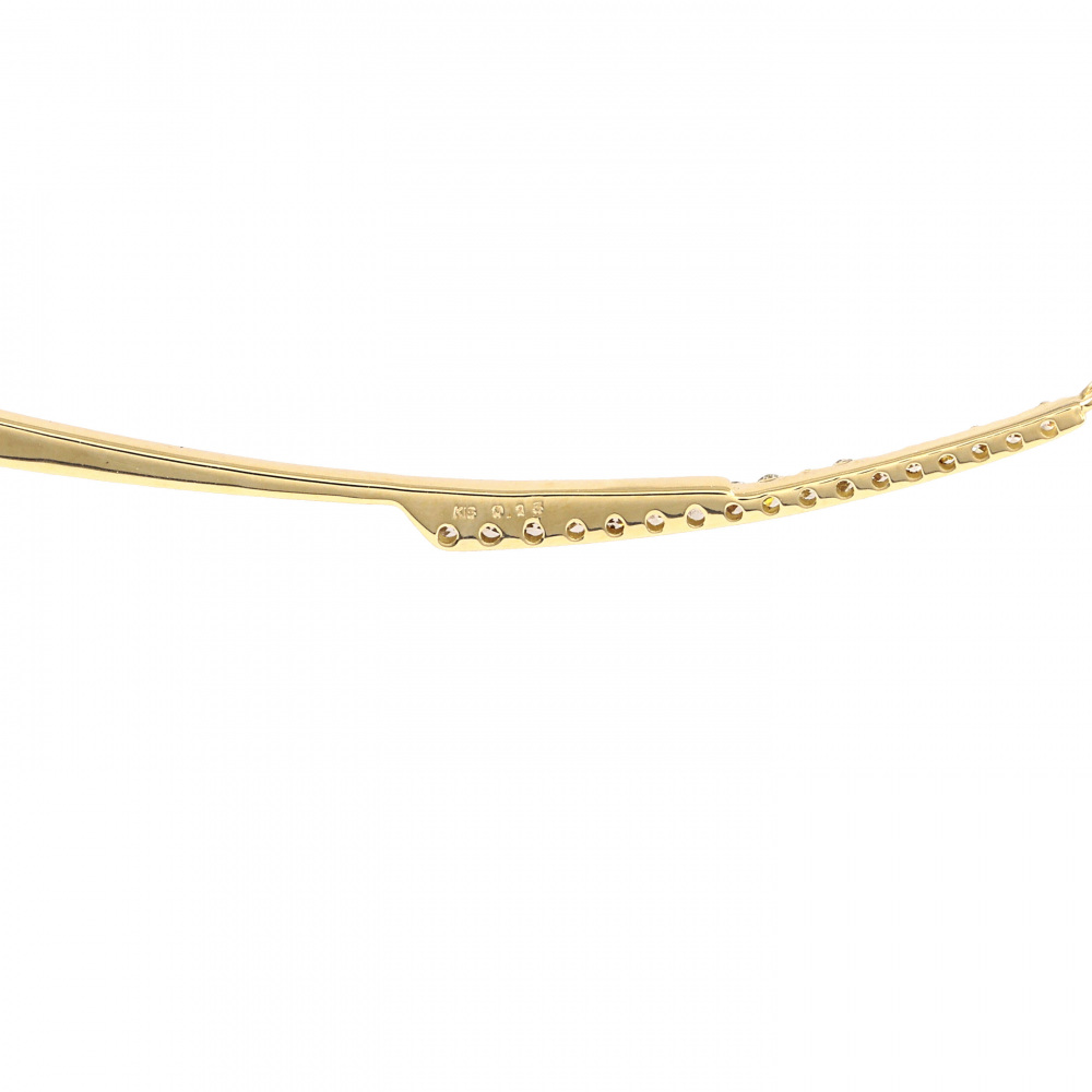 K18イエローゴールド ダイヤモンド ネックレス J353836 | ユキザキ