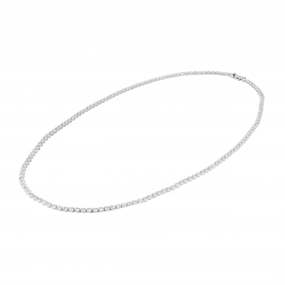 プラチナ950 ダイヤモンド テニス ネックレス J353923 | ユキザキ